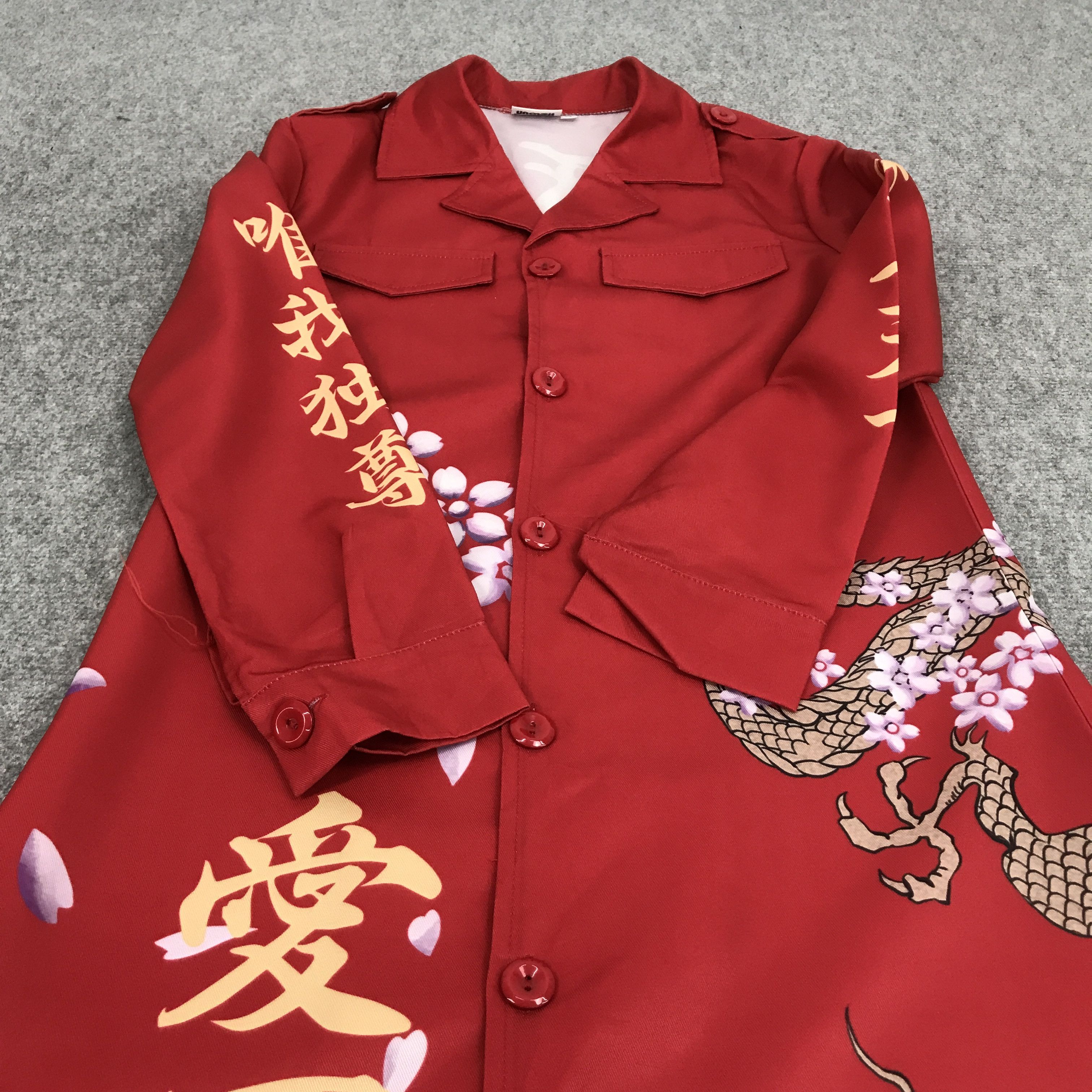 Japanese Brand JAPAN FASHION STYLE DRAGON HOLOUN BUTTON JACKET Size US XS / EU 42 / 0 - 9 Thumbnail