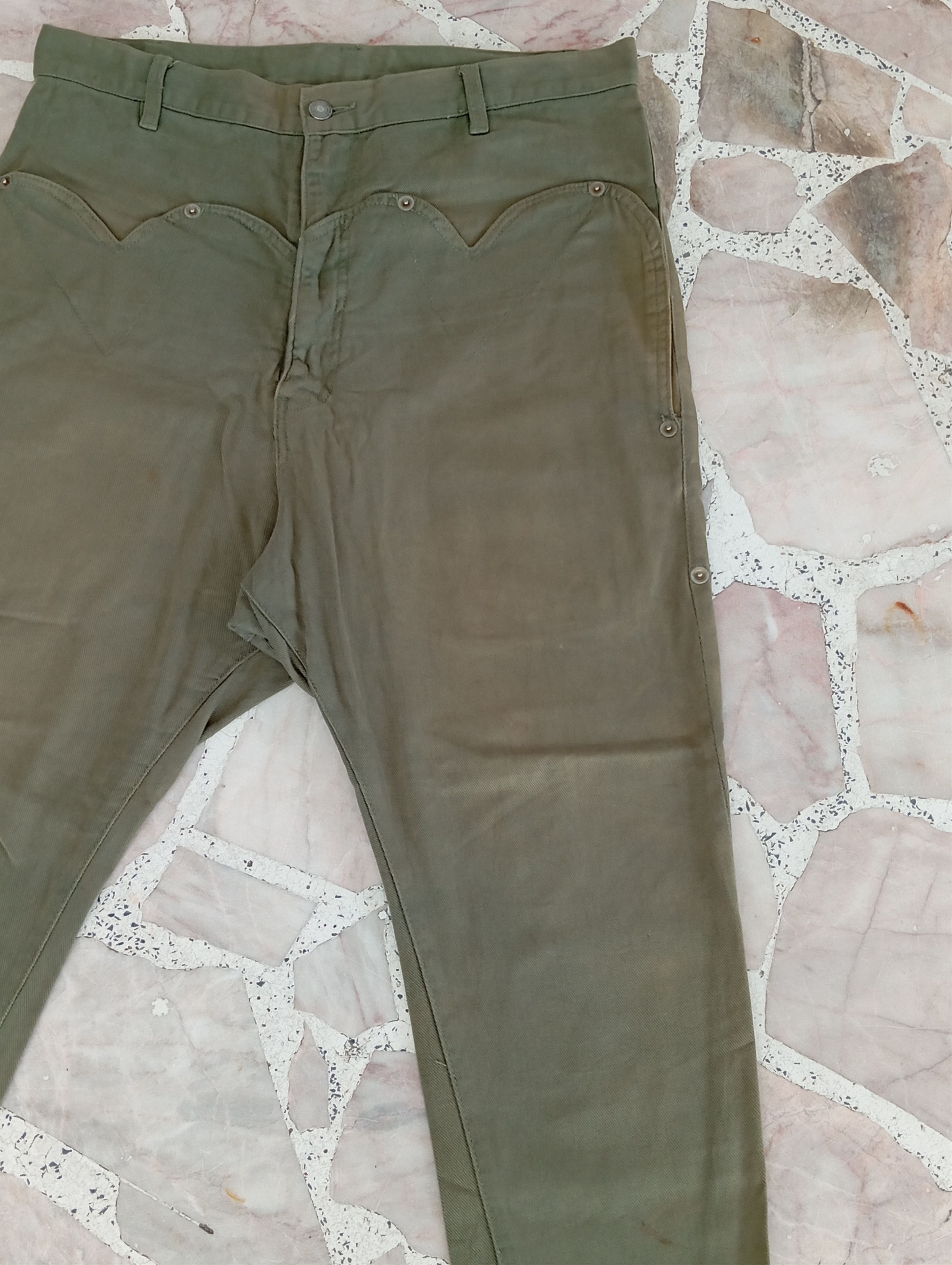 Issey Miyake × Japanese Brand Jevous Enprie Olive Pants Size US 34 / EU 50 - 5 Thumbnail