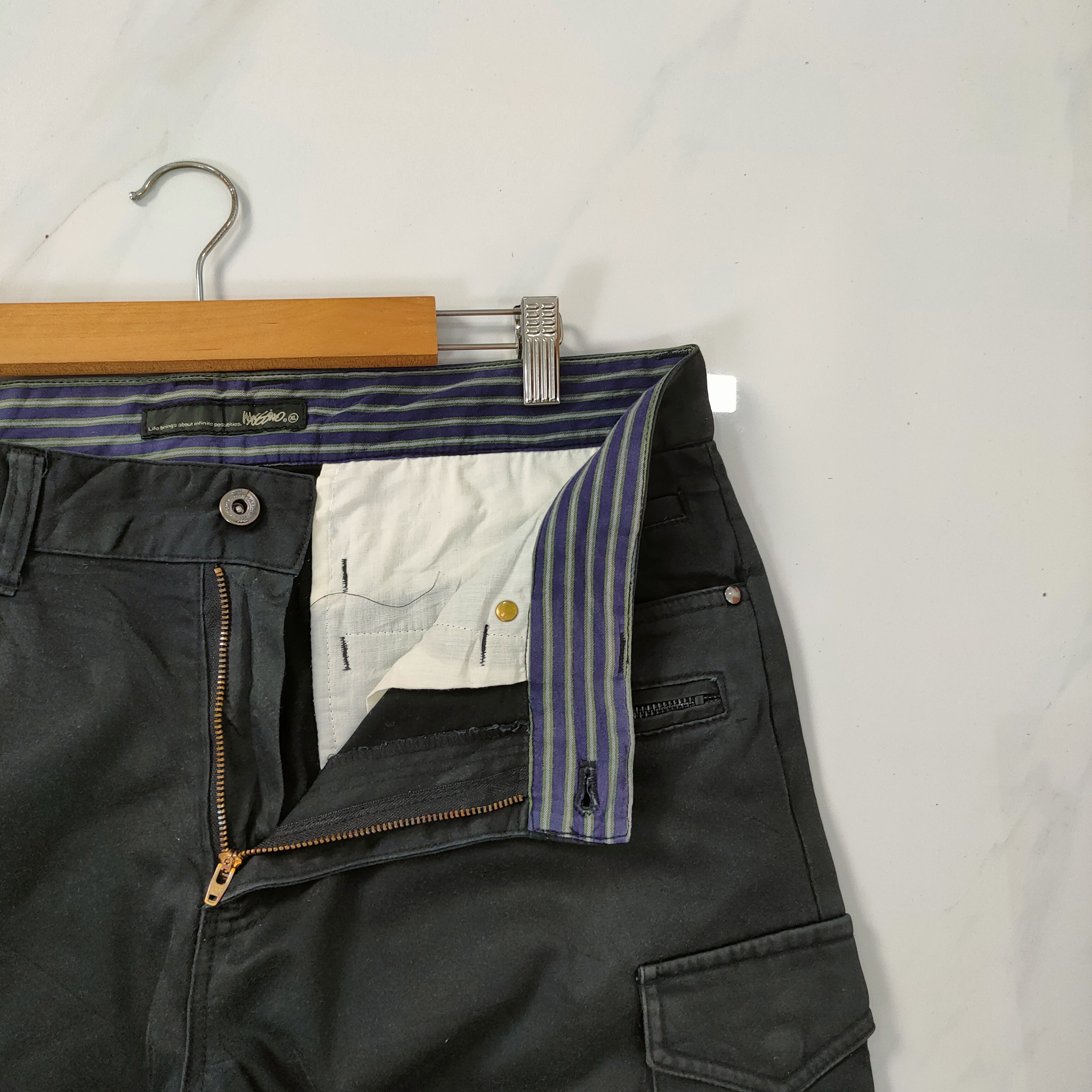 Mossimo VINTAGE FADED BLACK MASSIMO 9 POCKET CARGO PANTS Size US 34 / EU 50 - 8 Thumbnail