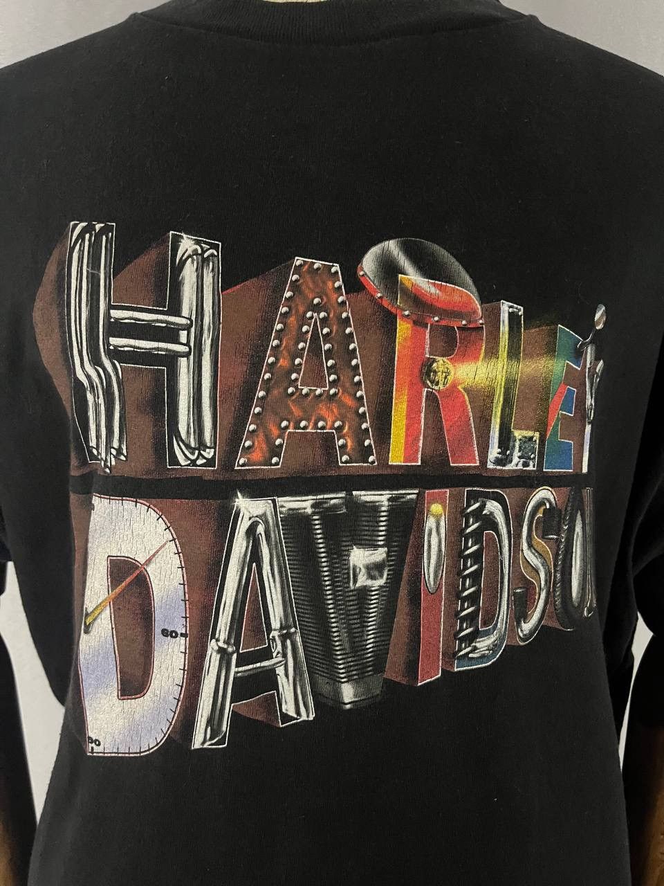 Harley Davidson Harley Davidson Tee T Shirt Vintage Black 1999 Size US XXL / EU 58 / 5 - 6 Thumbnail