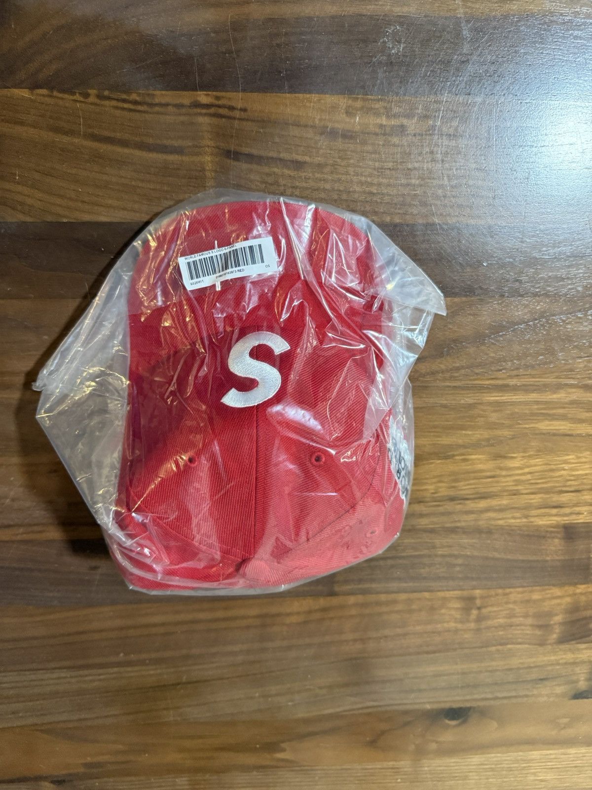 Supreme Supreme World Famous S Logo 6-Panel Hat Red SnapBack SS26 Size ONE SIZE - 4 Thumbnail