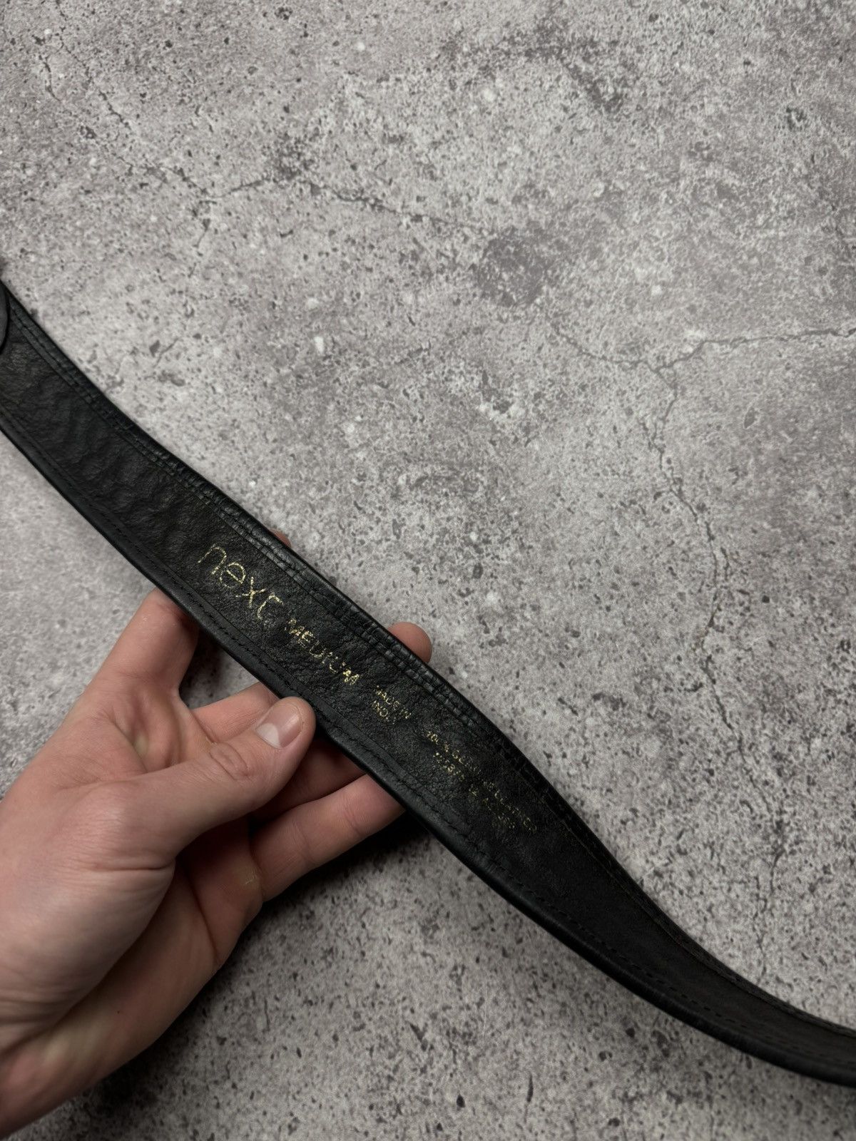 Japanese Brand 00’s NUMBER NINE BRAIDED JAPAN LEATHER Y2K BELT VINTAGE Size ONE SIZE - 11 Thumbnail