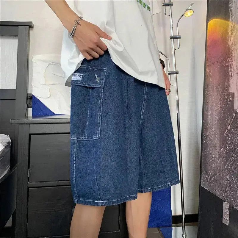 Japanese Brand Loose casual large pocket denim shorts Size US 32 / EU 48 - 2 Thumbnail