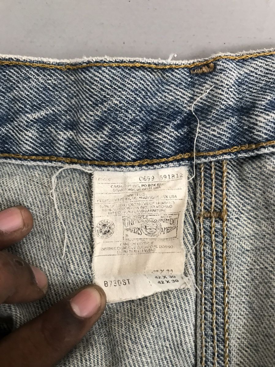 Carhartt × Vintage Vintage Carhartt Double Knee B73 DST Denim Size US 42 / EU 58 - 8 Thumbnail