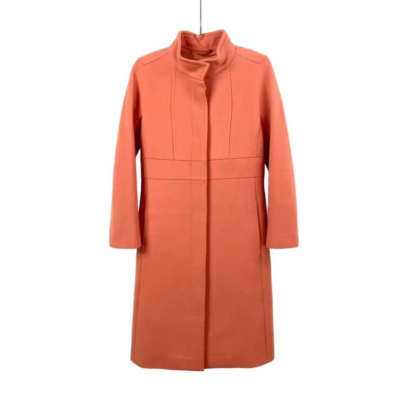 Max Mara MaxMara Orange Wool Coat for Women 0089 Size ONE SIZE - 1 Thumbnail