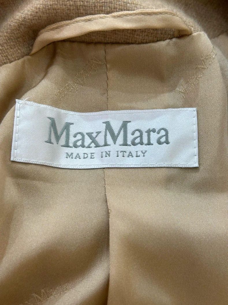 Max Mara Max Mara Virtus Solid Single Breasted Blazer Size L / US 10 / IT 46 - 3 Thumbnail