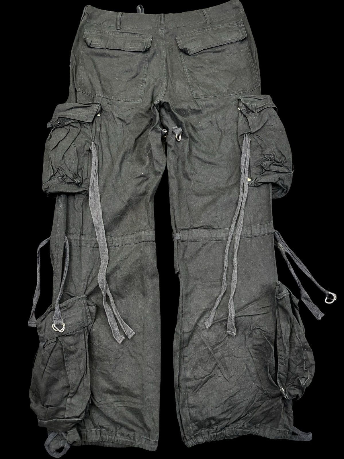 Japanese Brand 💥Baggy💥PHILODOX Japan 8 Pockets Parachute Bondage Pant F896 Size US 32 / EU 48 - 2 Thumbnail