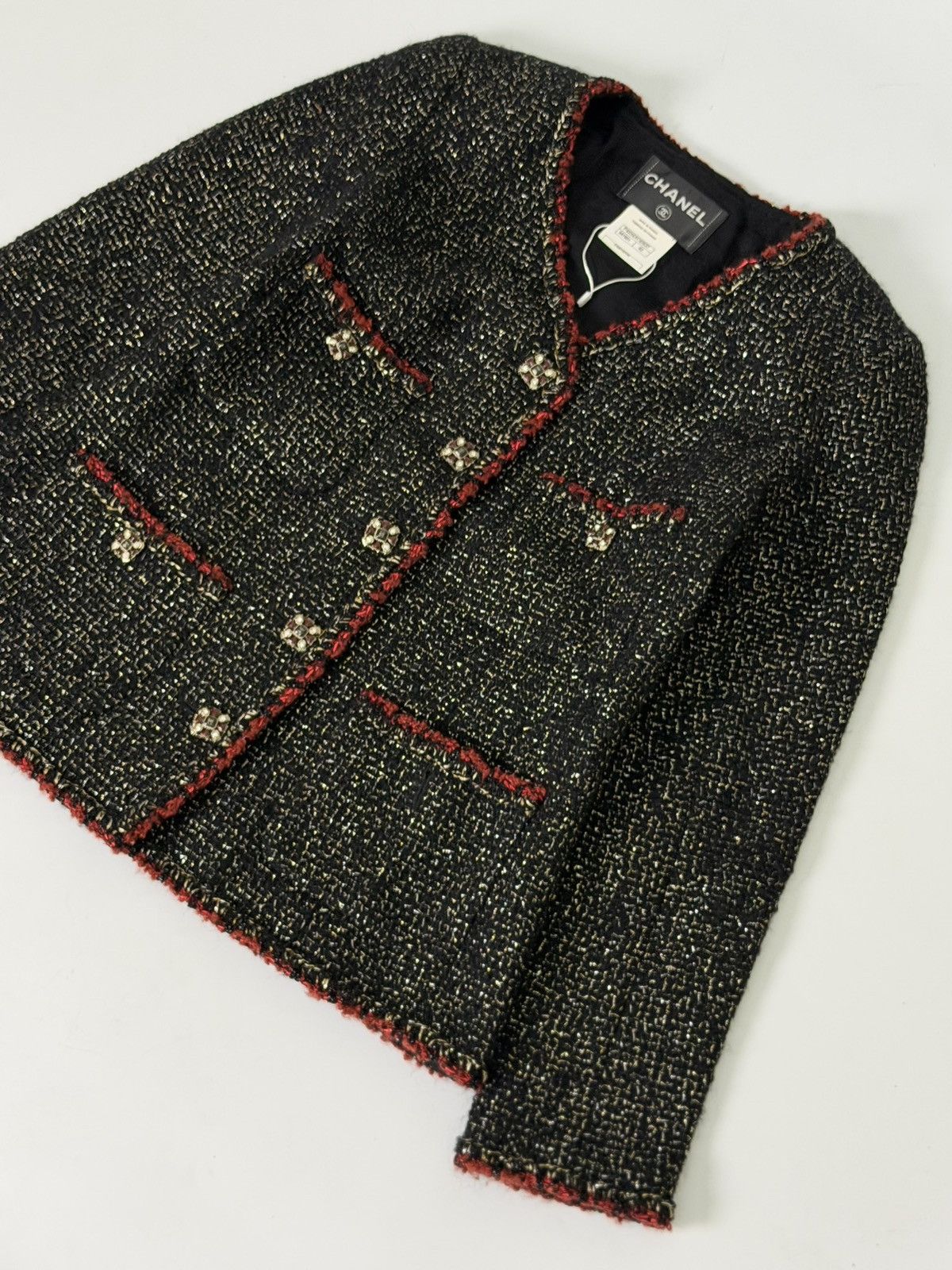 Chanel Chanel 11A Gripoir Tweed CC Logo Button Jacket Size M / US 6-8 / IT 42-44 - 4 Thumbnail