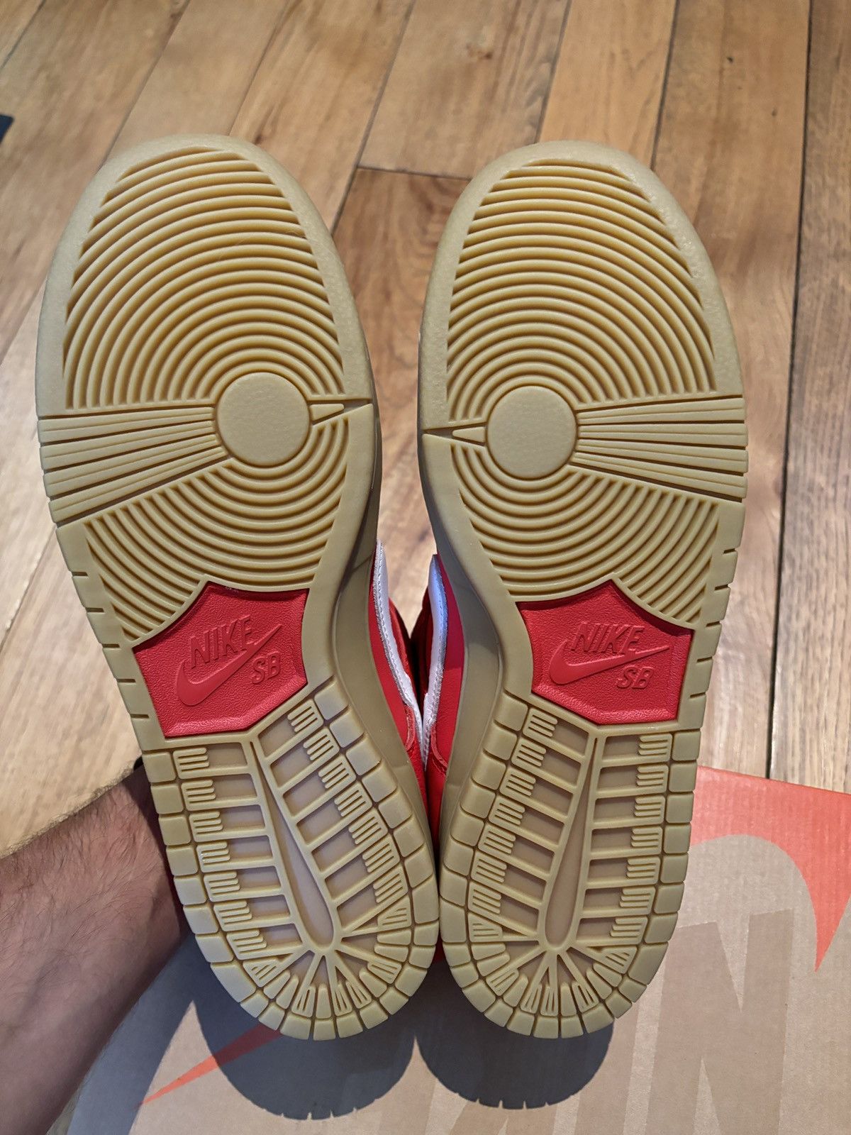 Nike Nike Dunk Low SB Orange Label Red Gum Size US 11 / EU 44 - 9 Thumbnail
