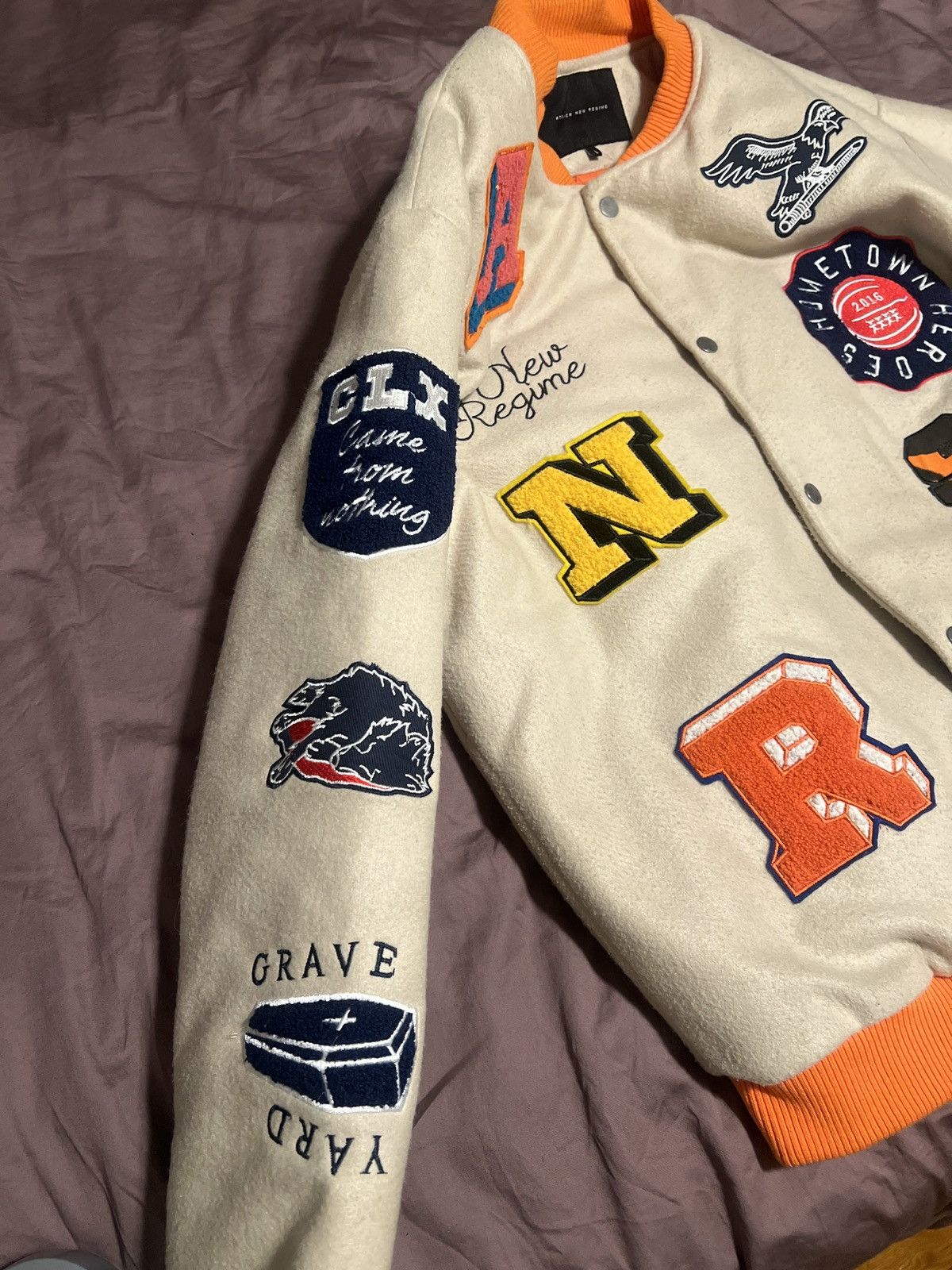 Atelier New Regime Atelier New Regime Birds of a Feather Varsity Jacket Size US L / EU 52-54 / 3 - 1 Thumbnail