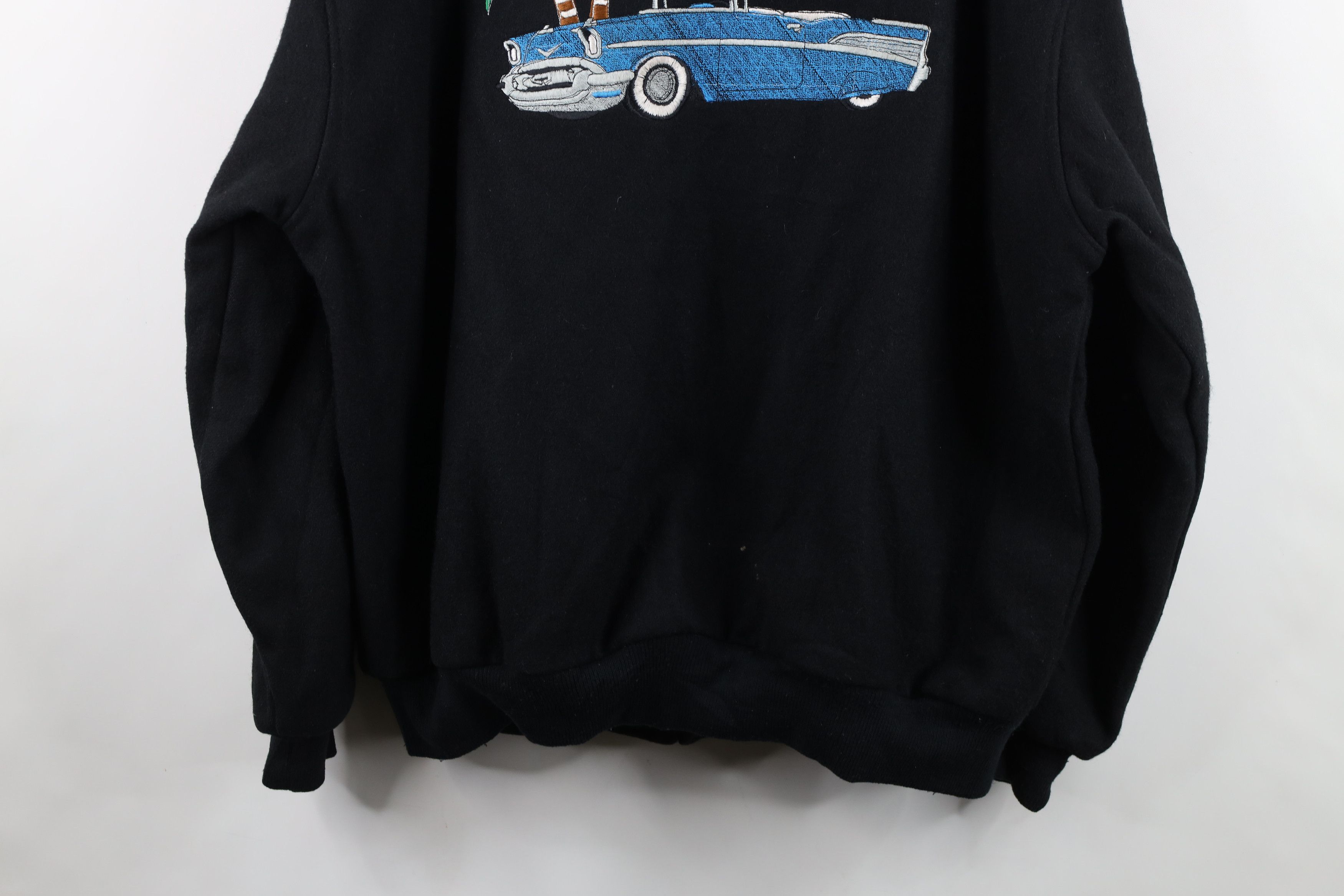 Vintage Vintage 90s City Casino Wool Varsity Bomber Jacket Black USA Size US XL / EU 56 / 4 - 14 Thumbnail