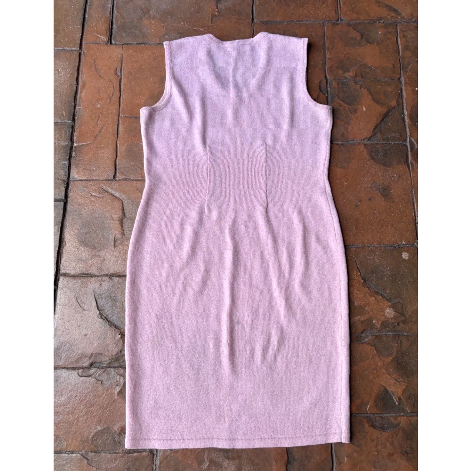 Vintage VINTAGE? Kourosh Pink Sleeves Cocktail Dress Womens 12 Barbie Dress Womens Short Pink Party/Cocktail Barbie Bodycon Tank Dress Round Neck Pullover Size XL / US 12-14 / IT 48-50 - 3 Thumbnail