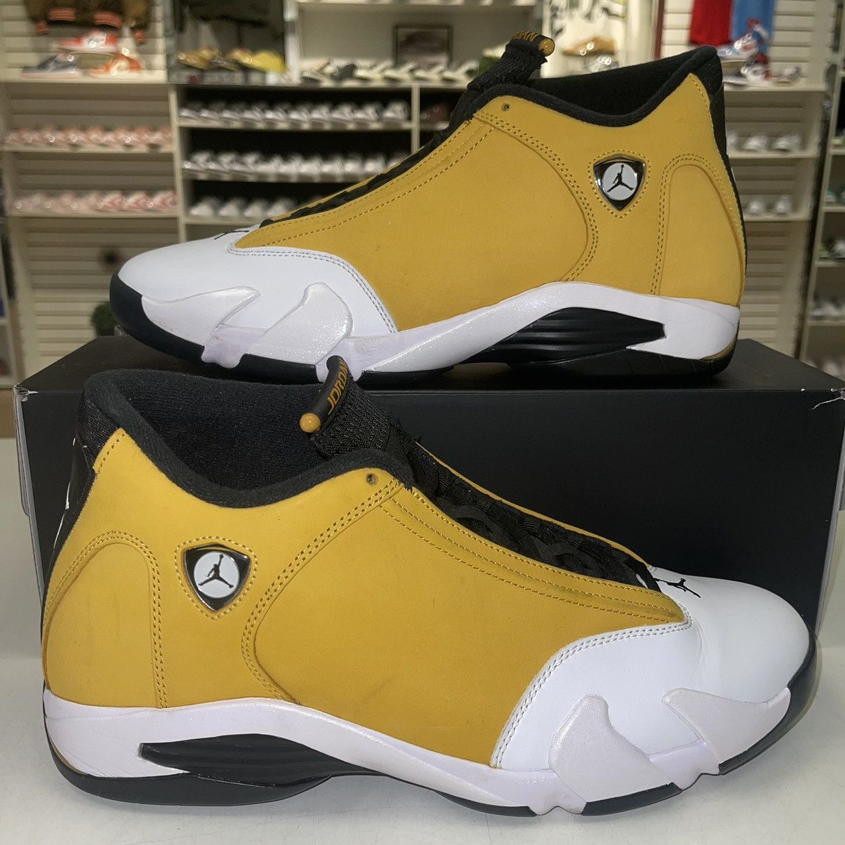 image of Air Jordan 14 Retro ‘Ginger’ - Worn With Original Box Shoes in Ginger Orange, Men's (Size 13)