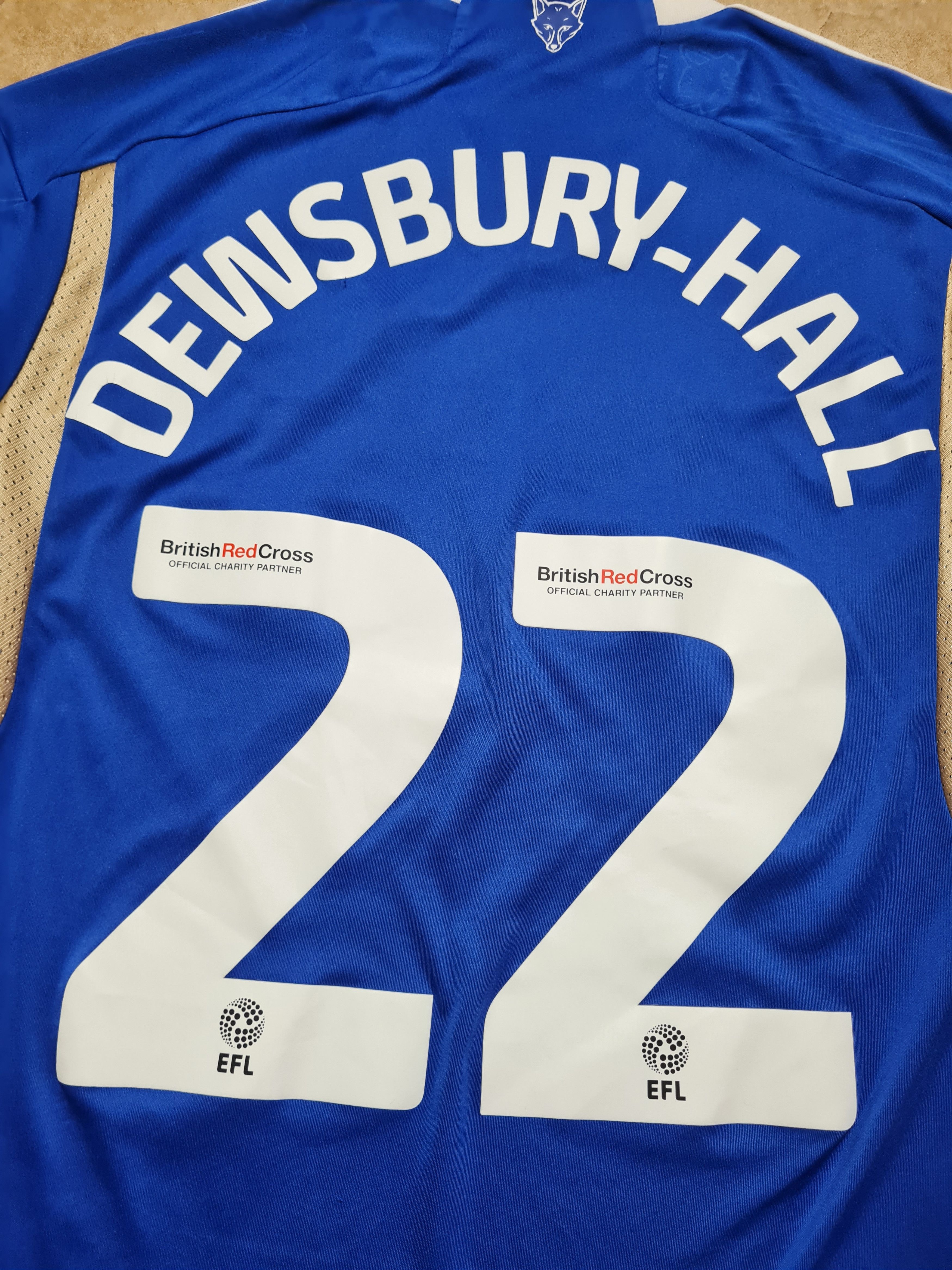 Adidas Adidas Leicester City 23/24 DEWSBURY-HALL #22 Soccer Shirt Size US XS / EU 42 / 0 - 22 Thumbnail