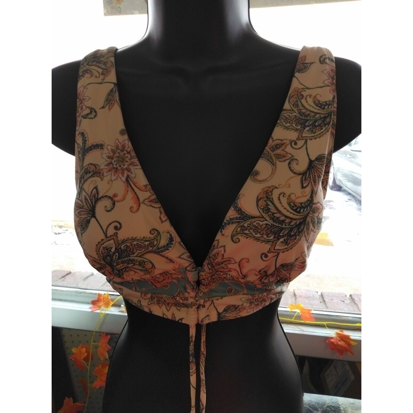 Other New Cupshe Swim Suit Top Size M Floral Size M / US 6-8 / IT 42-44 - 1 Thumbnail