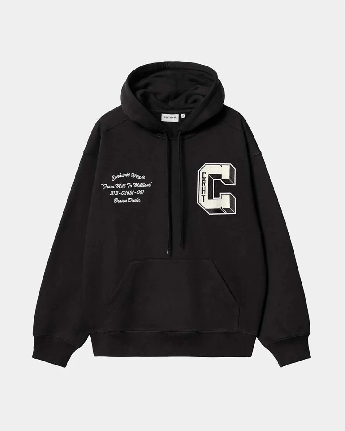 Carhartt Wip o1s22i1n0925 Hooded Sweatshirt in Black Size US L / EU 52-54 / 3 - 1 Thumbnail