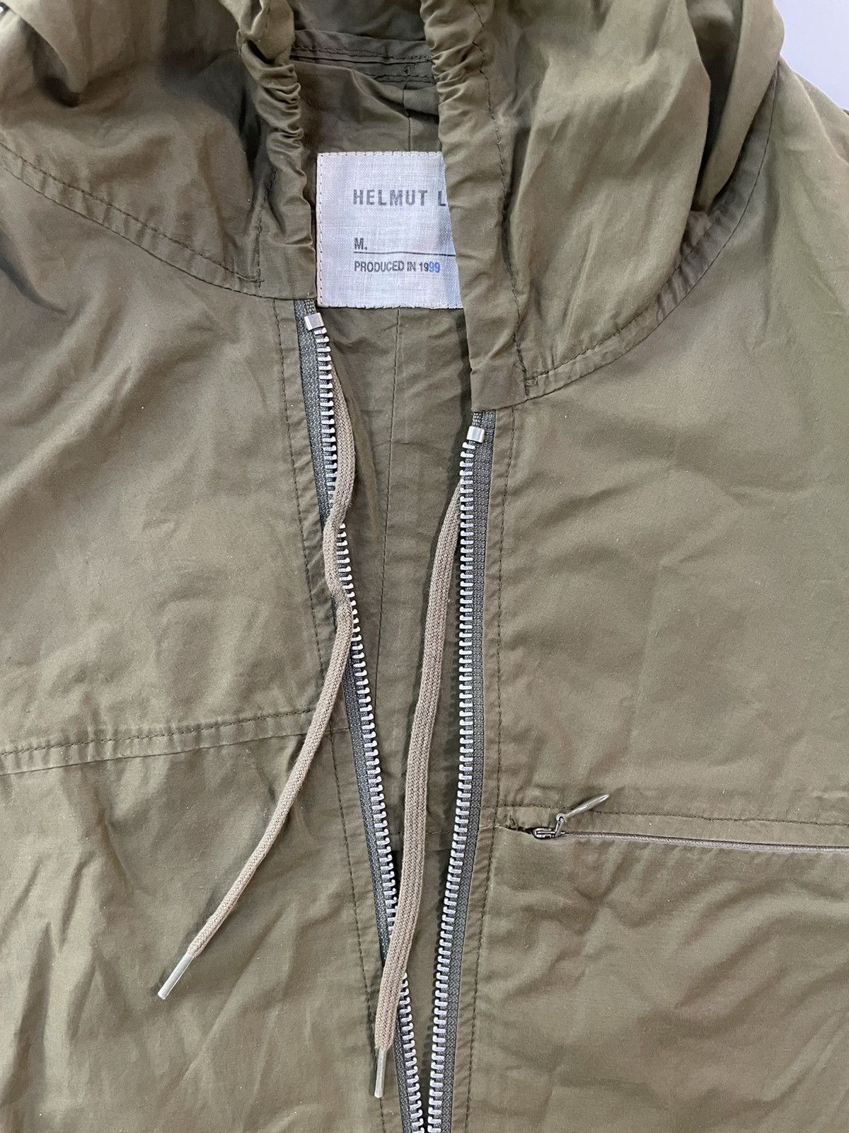 Helmut Lang × Vintage Helmut Lang 1999 Jacket Field Army Khaki Size US XS / EU 42 / 0 - 3 Thumbnail