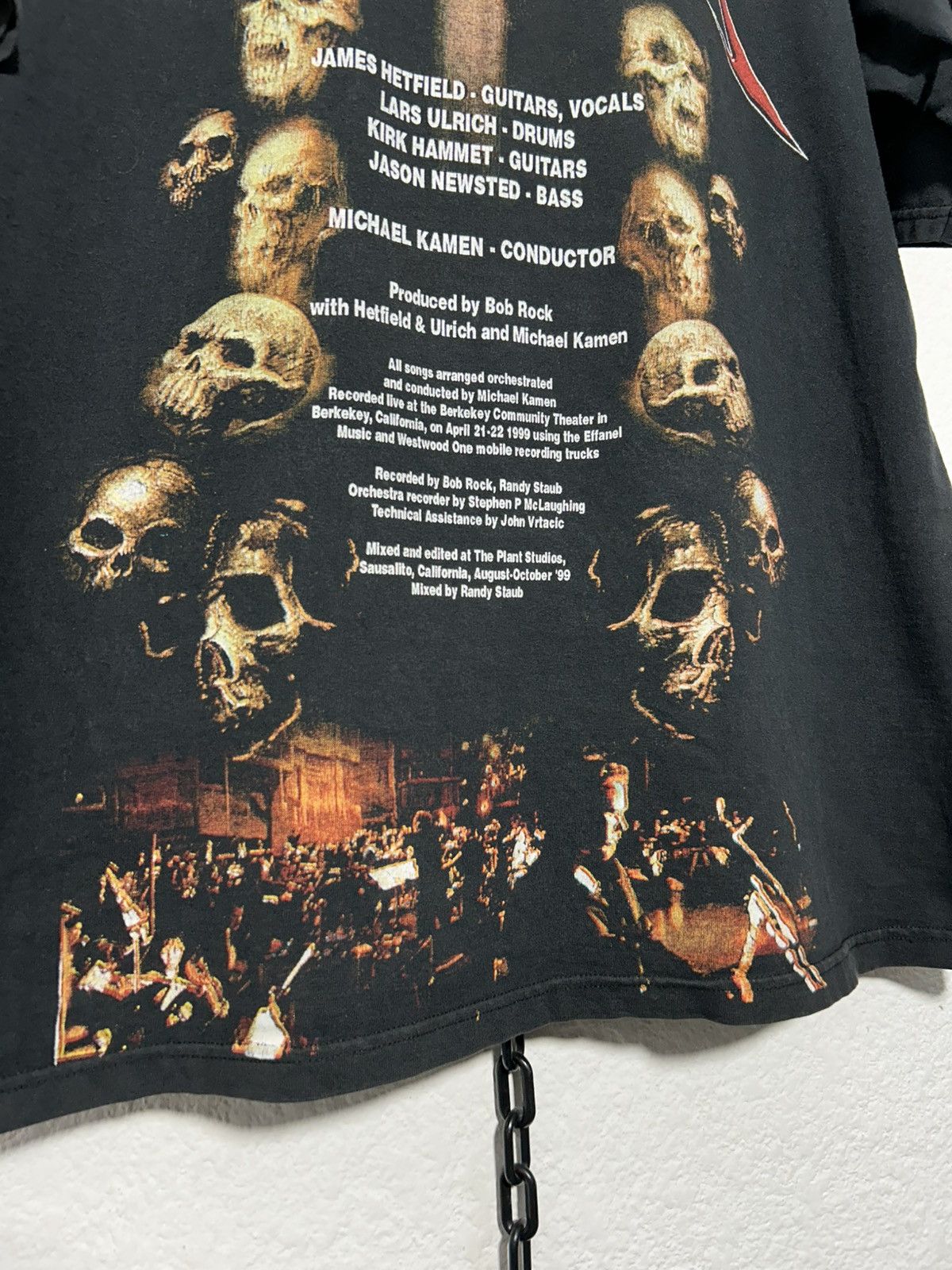 Metallica × Mexicana × Vintage 1999 Metallica “S&M” Rare Mexican Shirt Size US XL / EU 56 / 4 - 6 Thumbnail