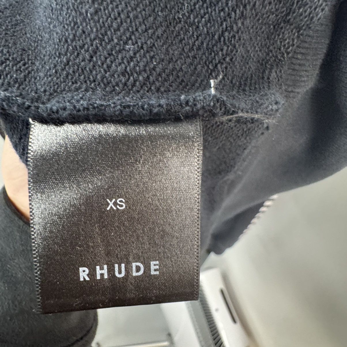 Rhude Rhude Rhacer 3 Checkerd Hoodie Black Size US XS / EU 42 / 0 - 4 Thumbnail