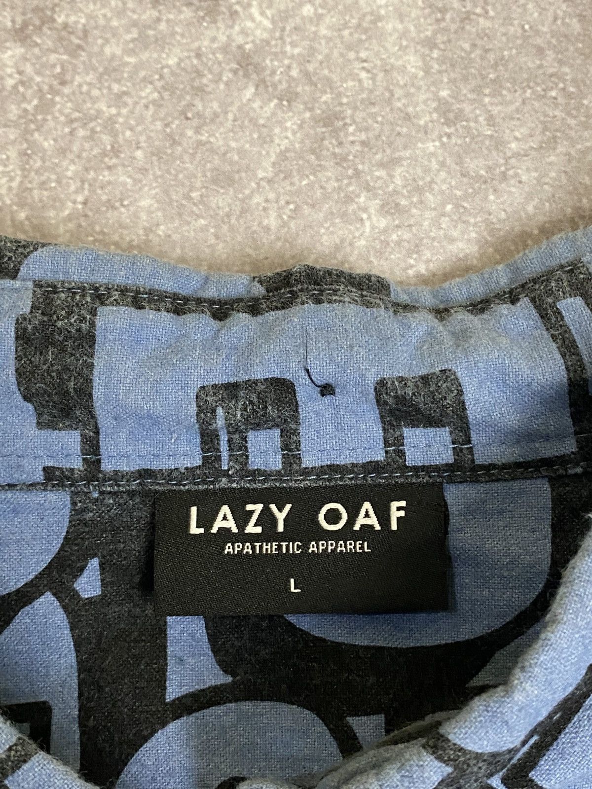 Lazy Oaf Lazy Oaf Shit Happens Graffiti Long Sleeve Button Shirt L Size US L / EU 52-54 / 3 - 3 Thumbnail
