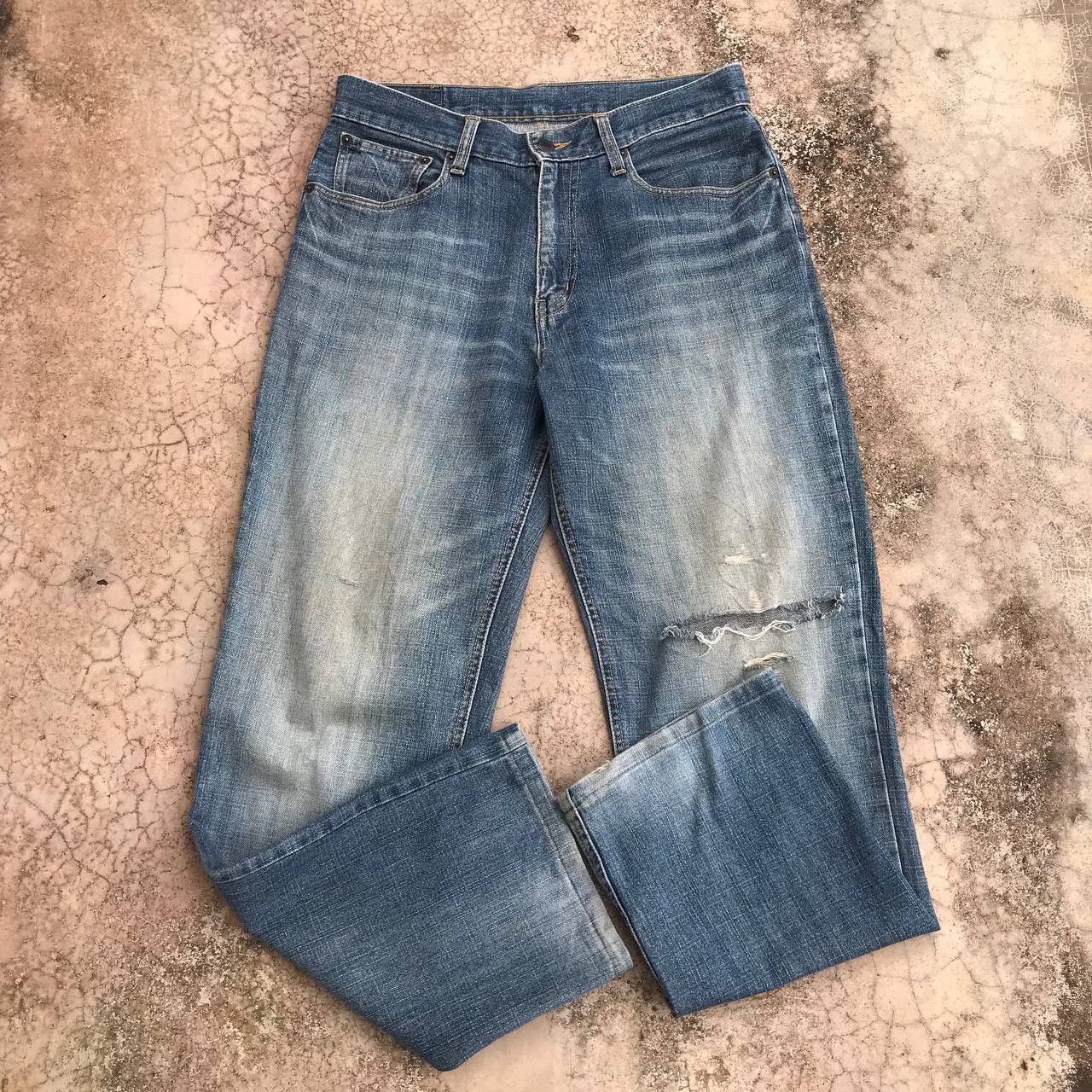 Kansai Yamamoto VINTAGE KANSAI YAMAMOTO DISTRESSED DENIM W29X29 Size US 29 - 7 Thumbnail