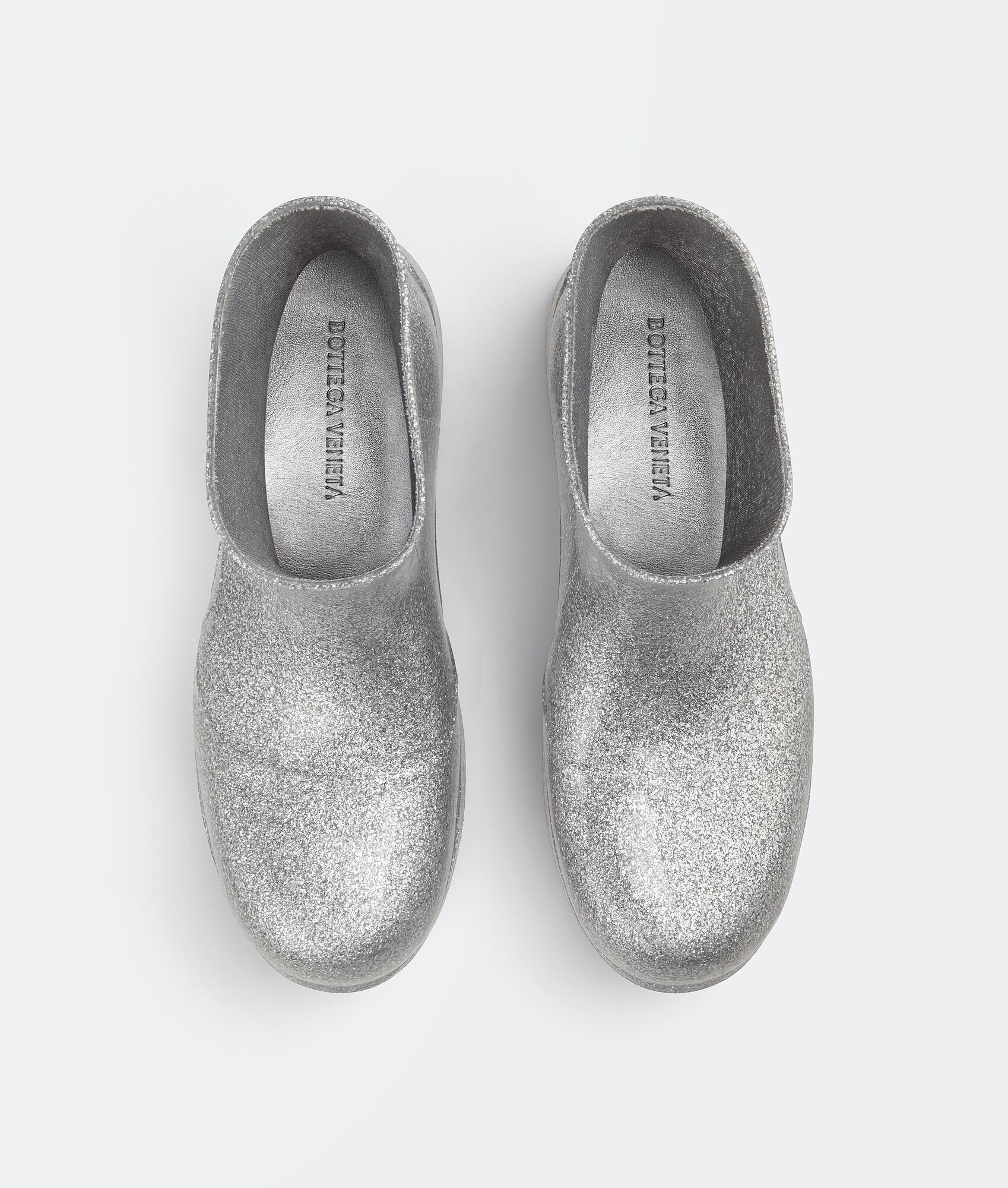 Bottega Veneta o1n1vont1124 Puddle Ankle Boots in Silver Size US 9 / IT 39 - 4 Thumbnail