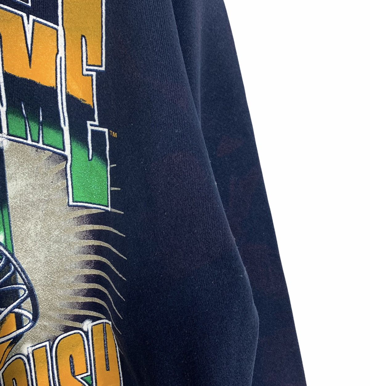 Tultex × Vintage Vintage Distressed 90s Tultex Notre Dame Fighting Irish Size US L / EU 52-54 / 3 - 9 Thumbnail
