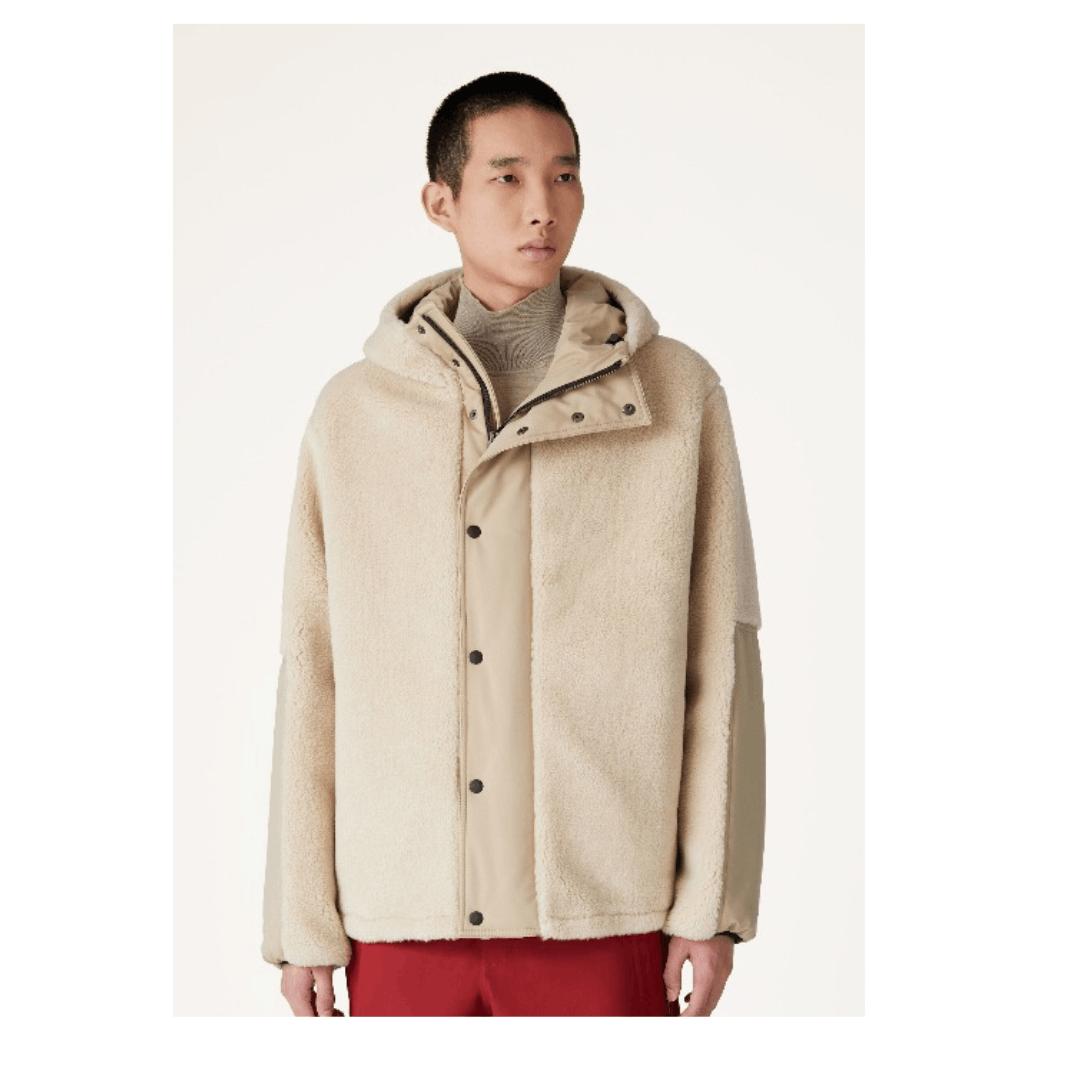 Loro Piana o1srvl11e1224 Teine Bomber Jacket in Ivory Size US S / EU 44-46 / 1 - 3 Thumbnail