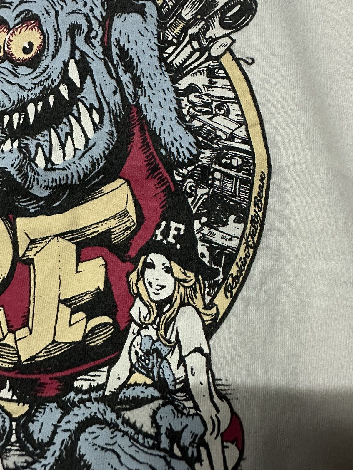 Girl Skateboards Vintage Rat Fink X Rockin Jelly Bean Nekad Girl Tee Size US L / EU 52-54 / 3 - 3 Thumbnail