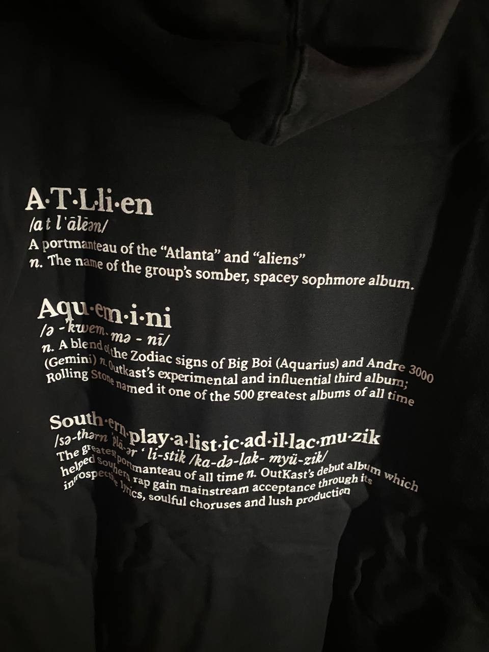 Outkast × Pleasures Pleasures x Outkast Vocabulary Hoodie Size US L / EU 52-54 / 3 - 5 Thumbnail