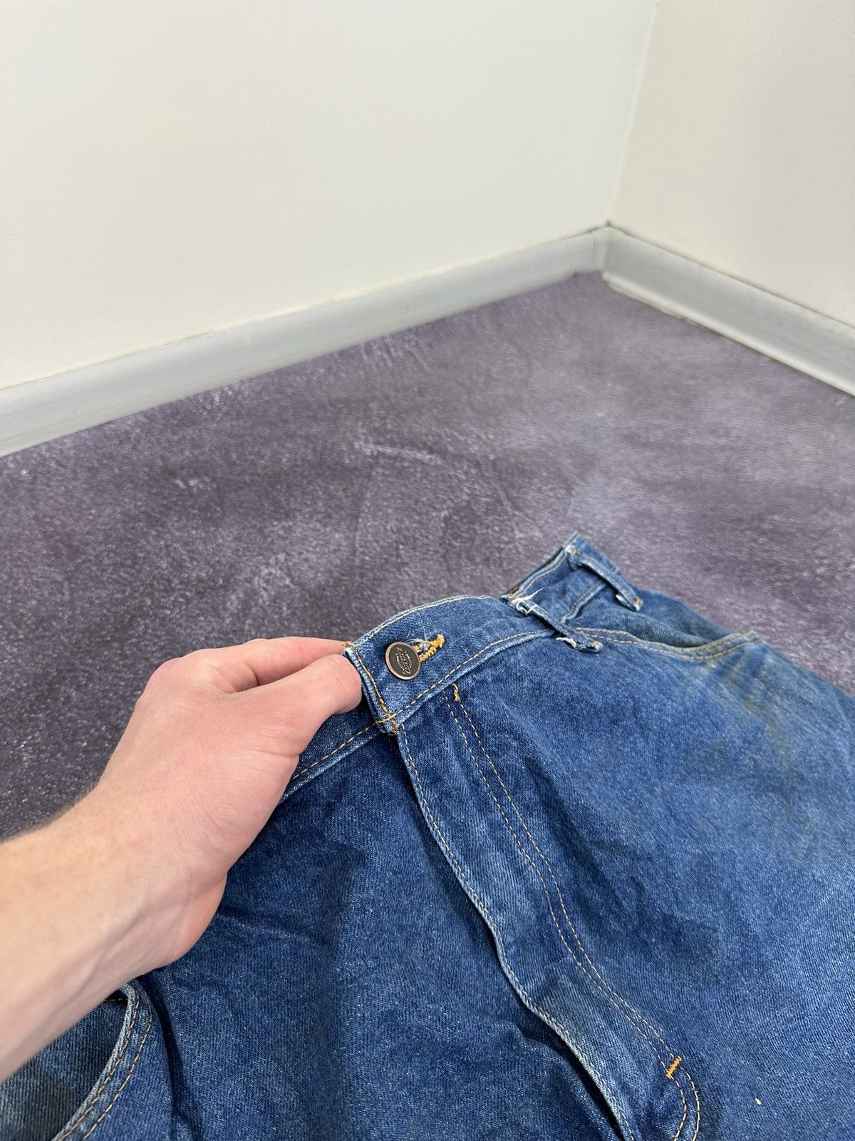 Dickies Vintage Dickies Baggy Distressed Opium Faded USA Work Jeans Size US 42 / EU 58 - 16 Thumbnail