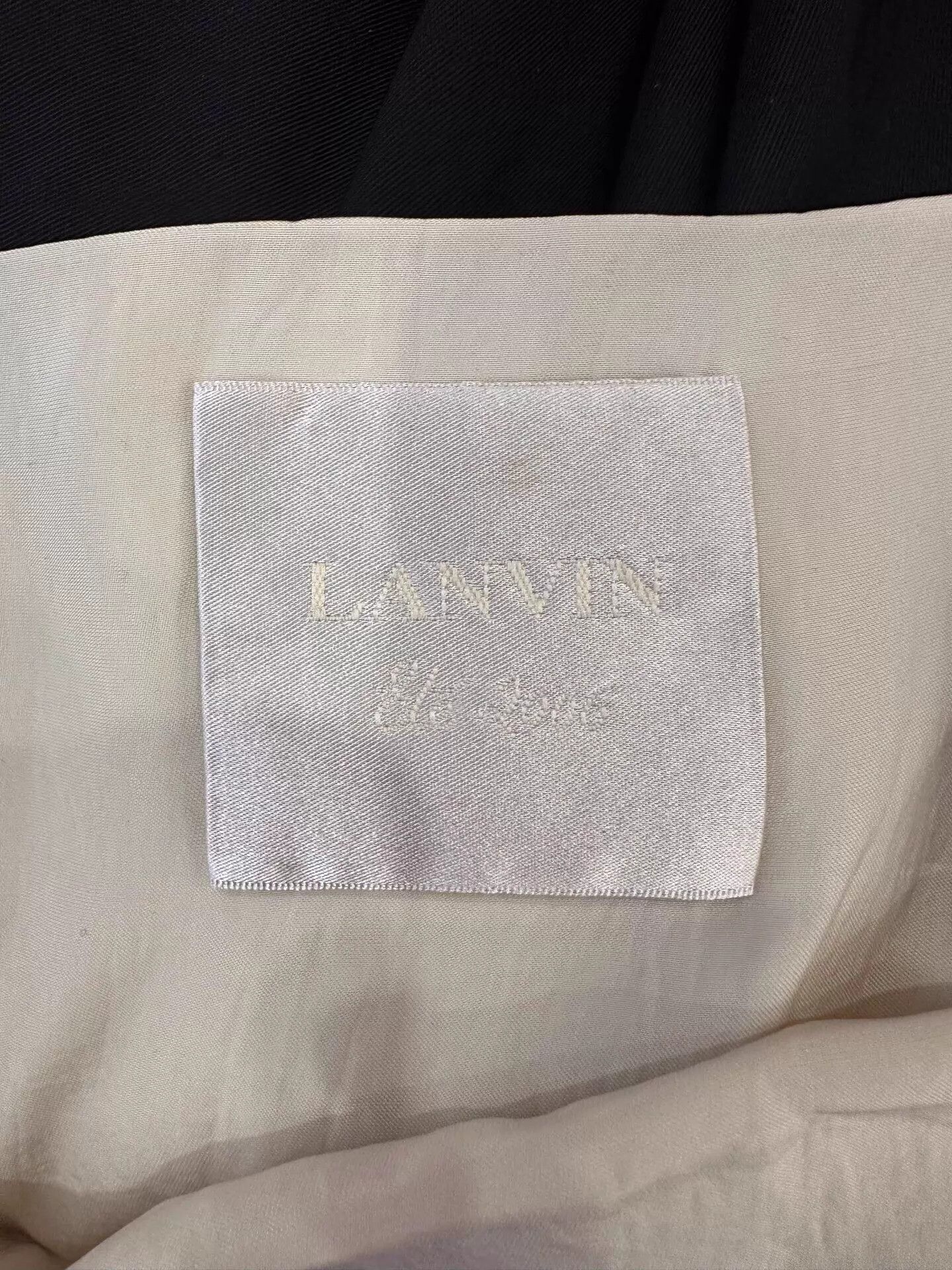 Lanvin Lanvin Women's Black & White Colorblock Cami Dress 38 Size XS / US 0-2 / IT 36-38 - 4 Thumbnail