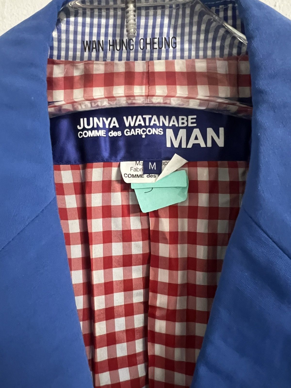Comme des Garcons × Junya Watanabe Electric Blue Blazer Junya Watanabe MAN Size 34R - 2 Thumbnail