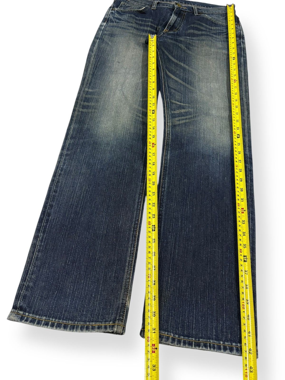 Lee Vintage Lee Riders Japan Faded Whiskers Clawmark Jeans Size US 32 / EU 48 - 12 Thumbnail