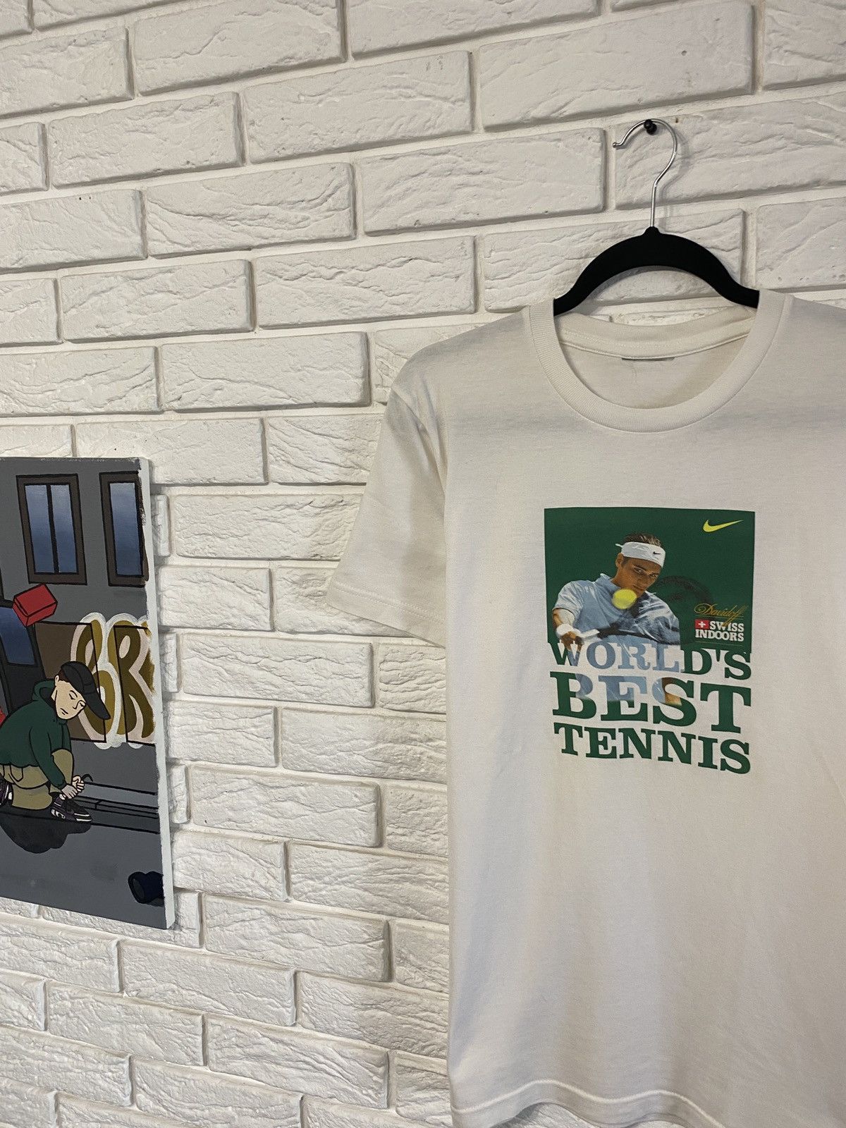 Vintage Vintage Nike Roger Federer World Best Tennis T-Shirt Size US M / EU 48-50 / 2 - 2 Thumbnail