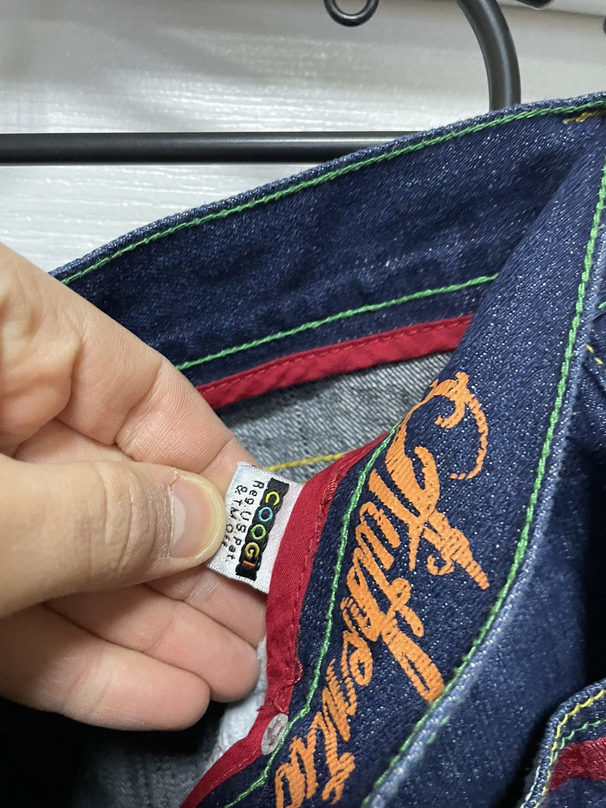 Coogi Vintage Coogi JOKER cards Embroidered Art pants Baggy Jeans Size US 38 / EU 54 - 10 Thumbnail