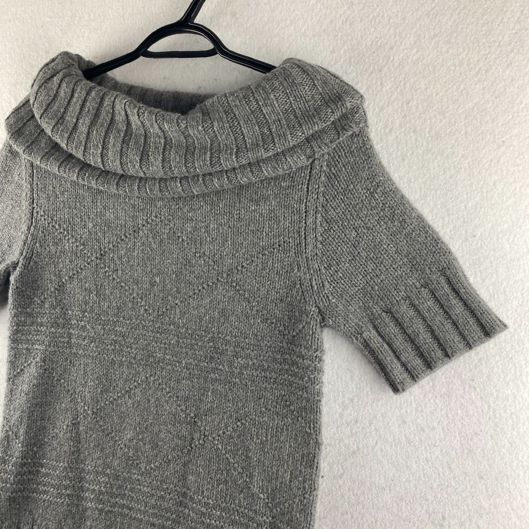 American Eagle Outfitters American Eagle Outfitters Sweater Womens M Gray Cowl Neck Pullover Knit Short Sleeve Casual Modern Vintage? Wait. Size M / US 6-8 / IT 42-44 - 7 Thumbnail