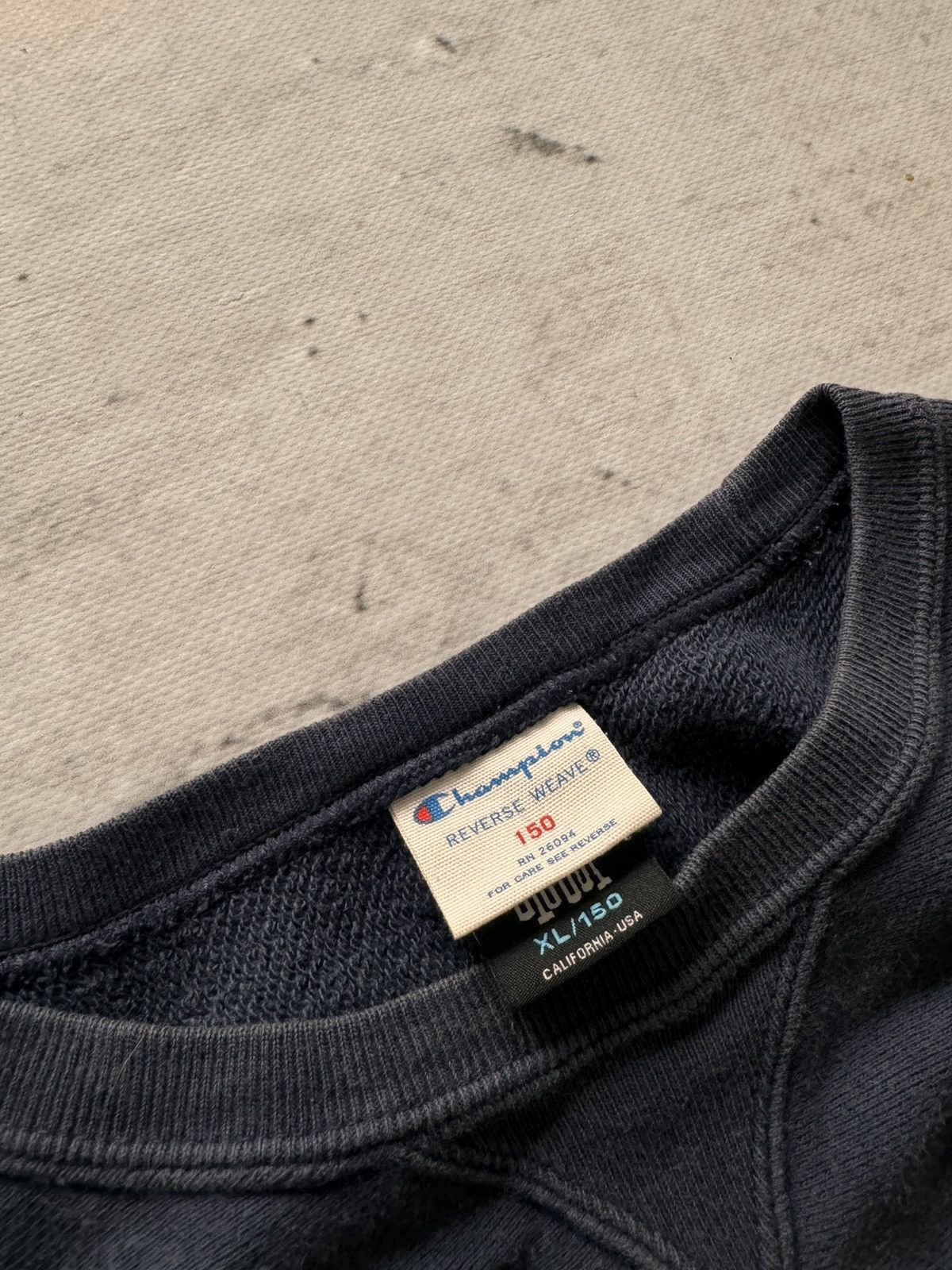 Stussy × Vintage STUSSY x CHAMPION CENTER LOGO VINTAGE SWEATSHIRT Size US XS / EU 42 / 0 - 5 Thumbnail