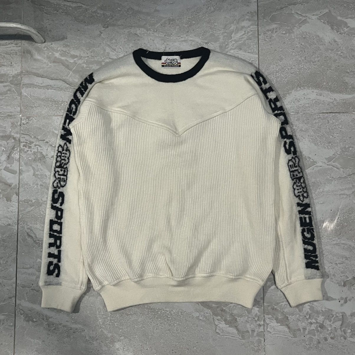 Honda Vintage Honda Mugen Sports Racing White Sweatshirt Size US S / EU 44-46 / 1 - 1 Thumbnail