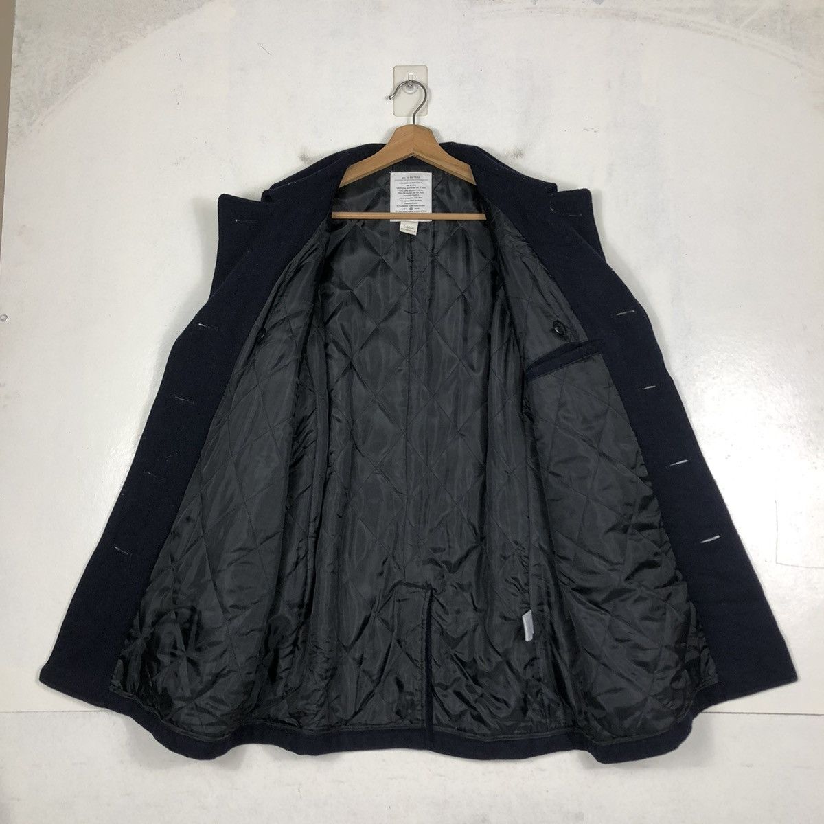 Edwin 📌VINTAGE WOOL BIKER JACKEG EDWIN COMPANY DOUBLE COLLAR Size US L / EU 52-54 / 3 - 14 Thumbnail