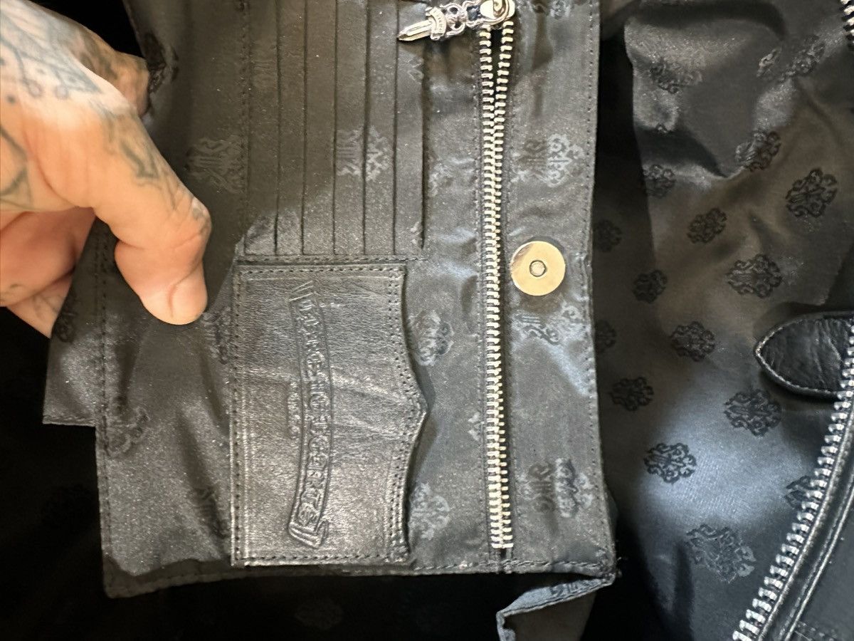 Chrome Hearts FULL LEATHER HUGE XXL LUGGAGE CHROME HEARTS DUFFLE BAG Size ONE SIZE - 15 Thumbnail