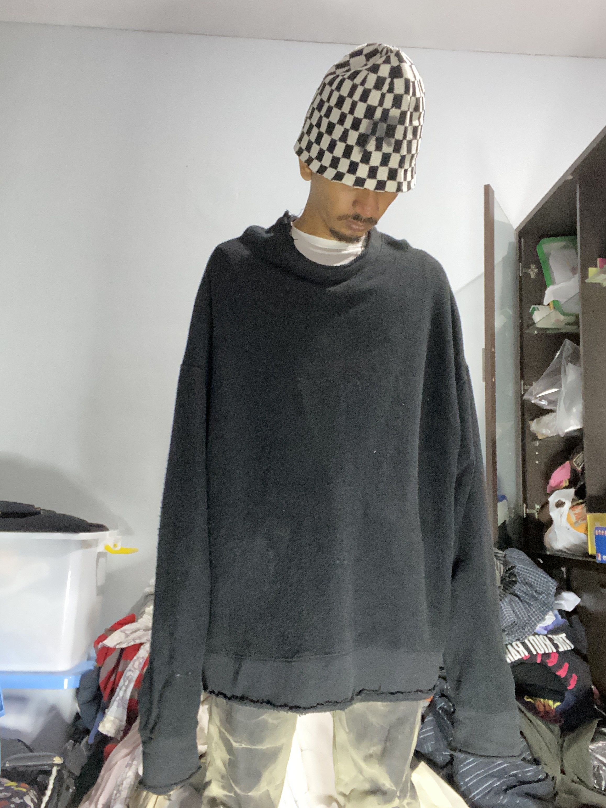 Hysteric Glamour × Japanese Brand × Le Grande Bleu (L.G.B.) Vintage Glamour distressed blank sweatshirts Size US XL / EU 56 / 4 - 4 Thumbnail