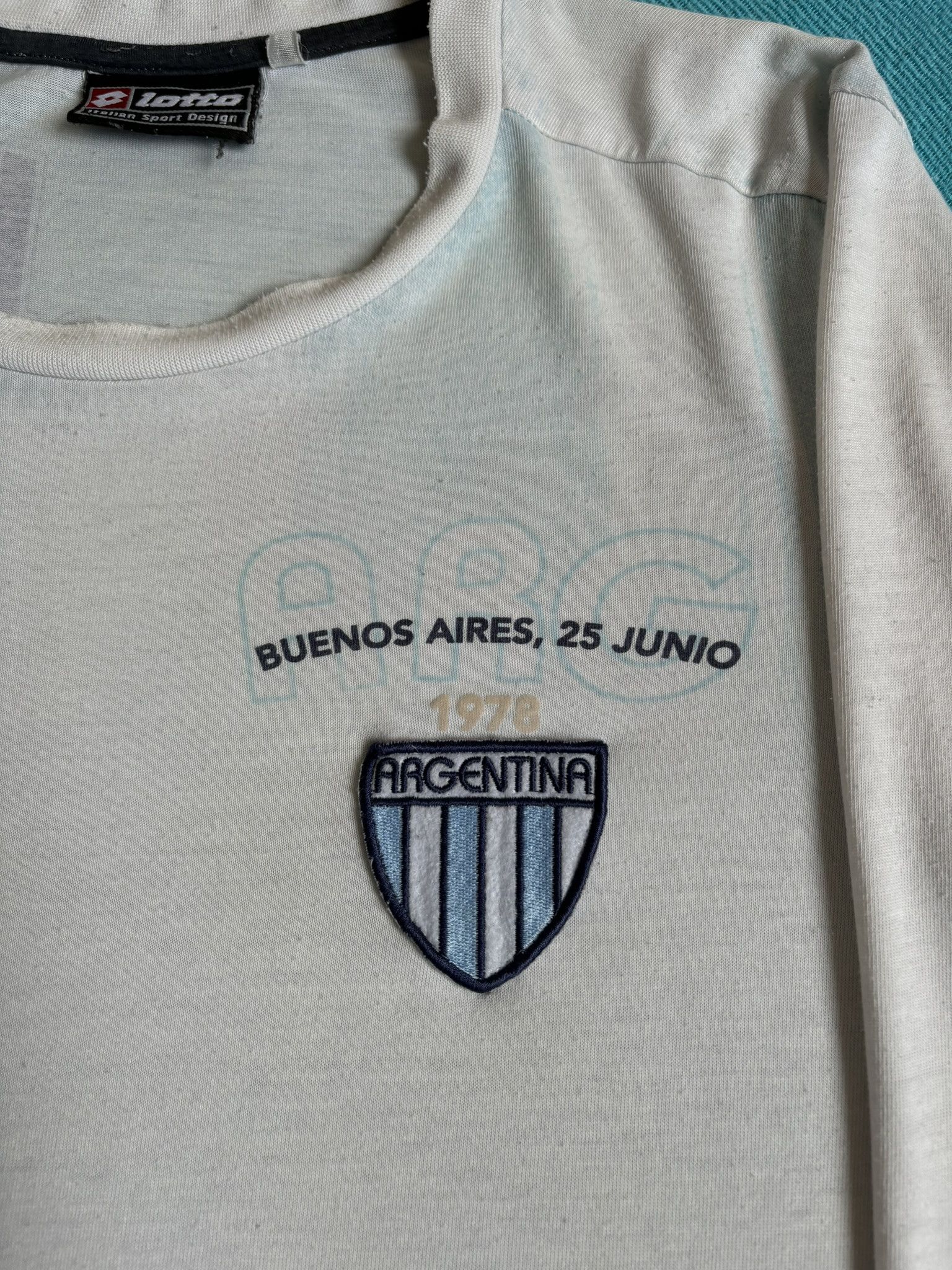 Lotto Sport Argentina 1978 Lotto Jersey Size. M Size US M / EU 48-50 / 2 - 8 Thumbnail