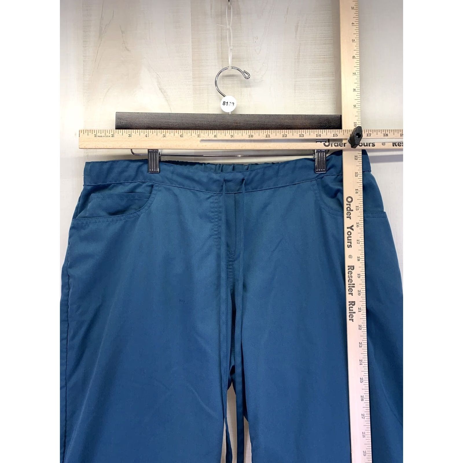 Altea Grey’s Anatomy Womens Scrub Bottoms- Royal Blue, Petite Large, Teal Blue, 8103 Size 36" / US 14 / IT 50 - 2 Thumbnail