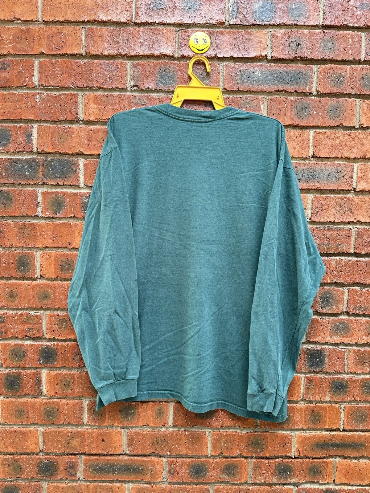 Nike Vintage Nike Swoosh Big Logo Long Sleeve Faded Tee Size US L / EU 52-54 / 3 - 4 Thumbnail