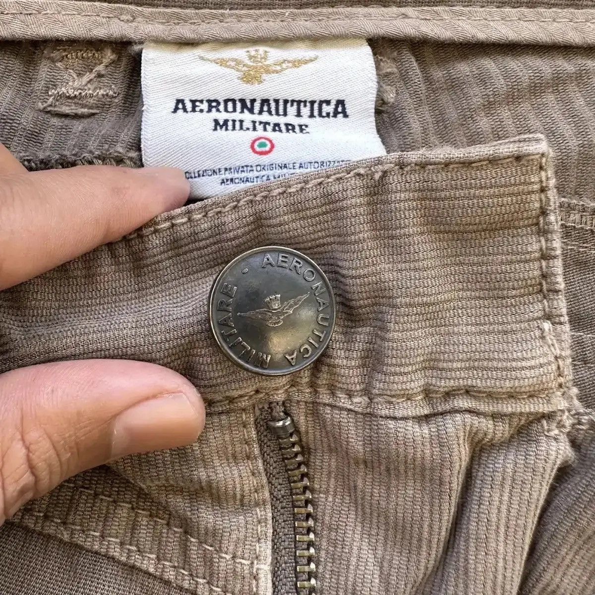 Aeronautica Militare 💥 STEALS 💥 AERONAUTICA MILITARE TROUSERS MULTIPOCKET CARGO Size US 32 / EU 48 - 9 Thumbnail