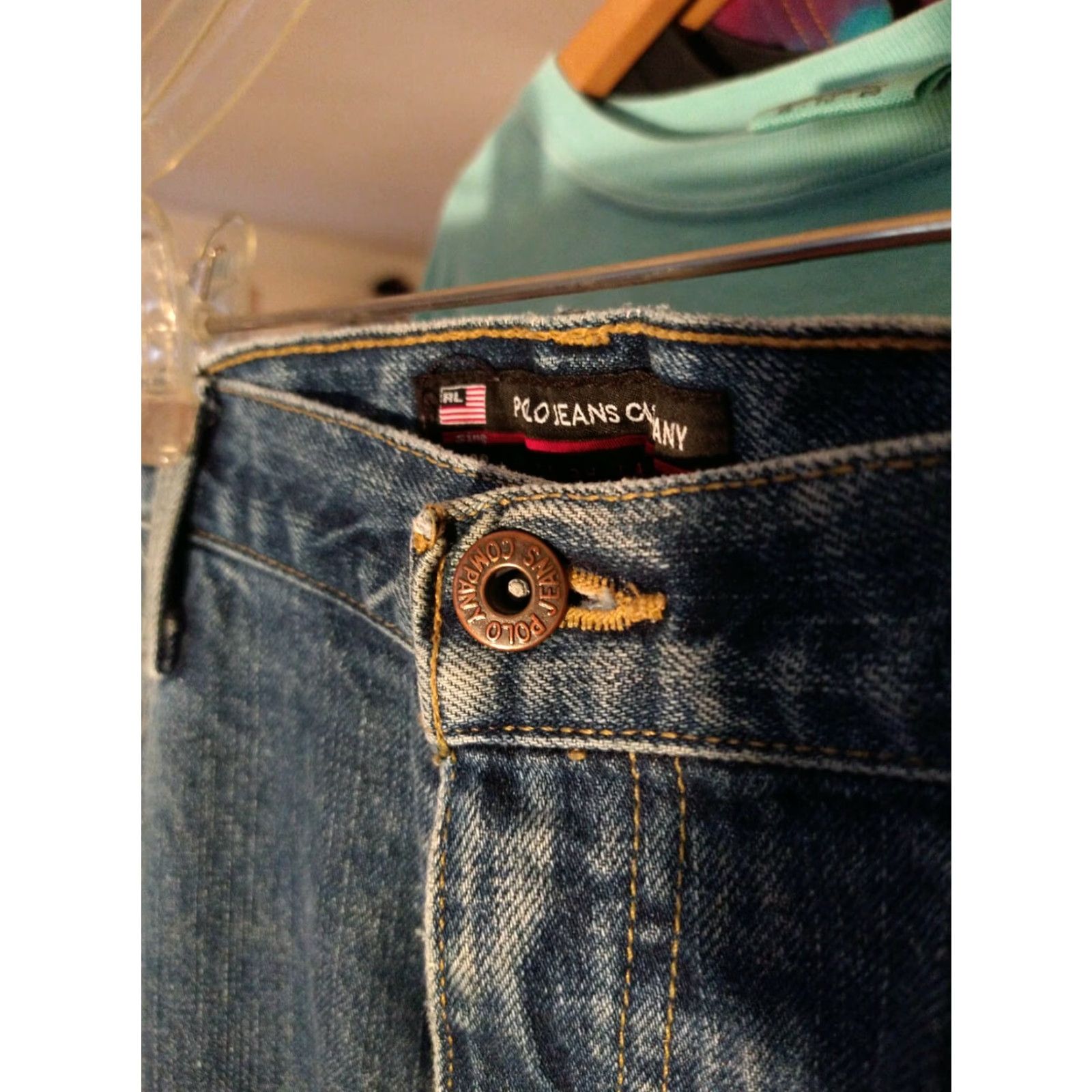 Ralph Lauren VINTAGE Ralph Lauren Polo Jeans Company Denim Jeans Size 38 X 32 Men Blue Denim Straight 38 32 Mens Size US M / EU 48-50 / 2 - 2 Thumbnail