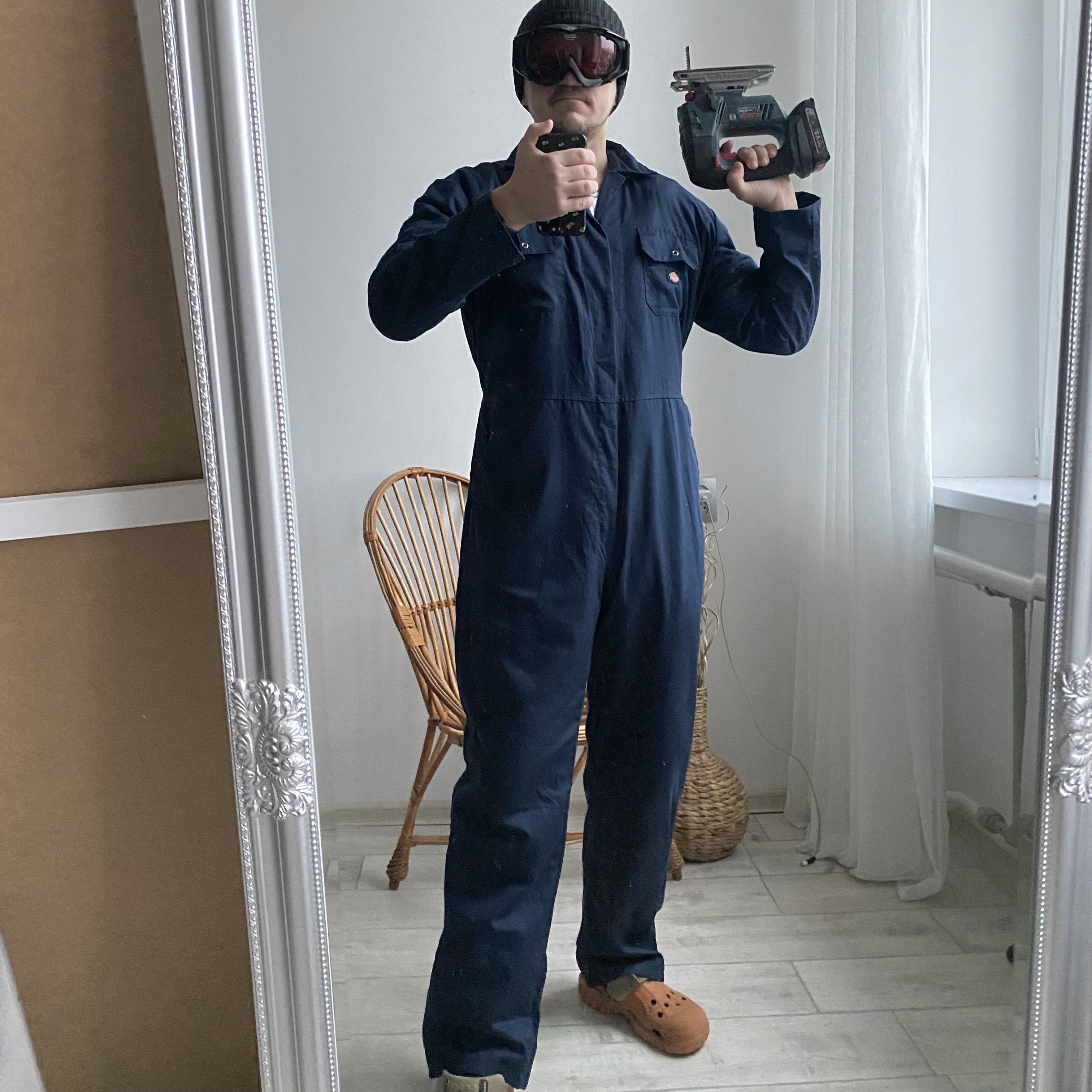 Dickies ⚒️ Vintage Dickies Workwear Overall Workers Jumpsuit Size US 32 / EU 48 - 4 Thumbnail