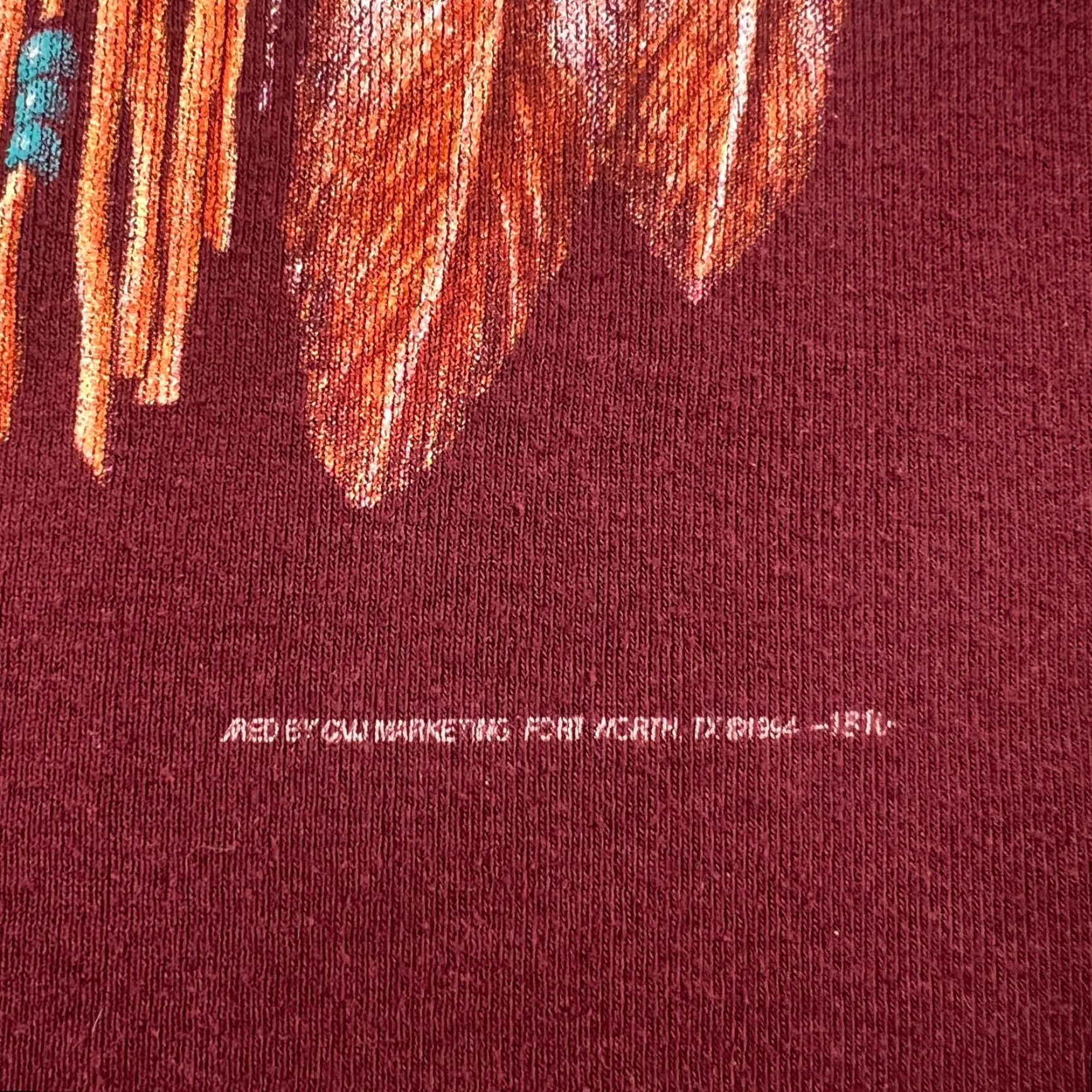 Native Vintage 3D Emblem Tank Top Biker Chick Native Aztec 90s Maroon Size XL Size XL / US 12-14 / IT 48-50 - 3 Thumbnail
