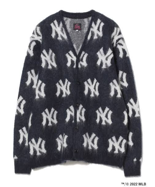 Needles Needles x MLB yankees mohair cardigan | Grailed